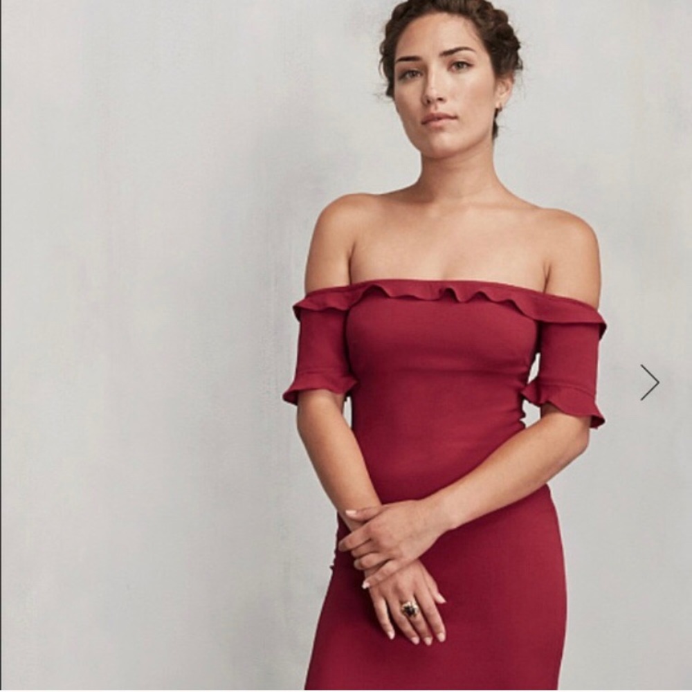 NWT Reformation Antonia Off Shoulder Dress